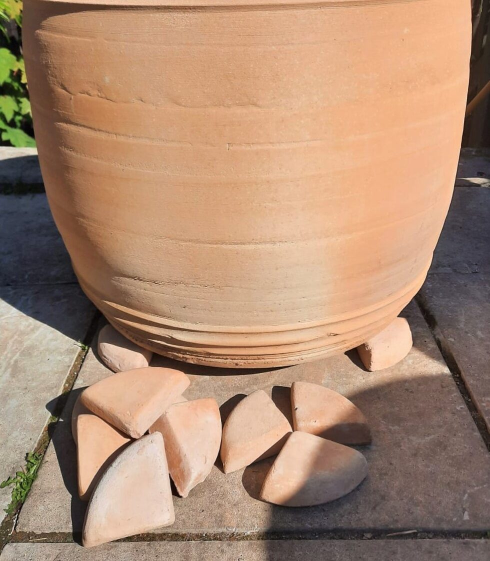 PODARAKIA Terracotta Pot Feet Handmade in Crete 10cm X 7.5cm X 7