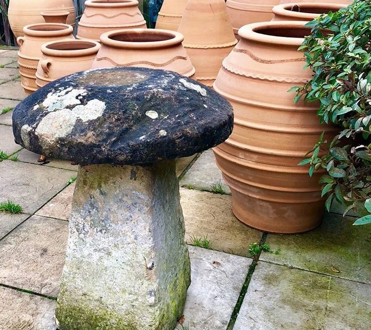 Antique Staddle Stone – Large – Solid Limestone, dating from the early 19th Century – Very Rare – £295