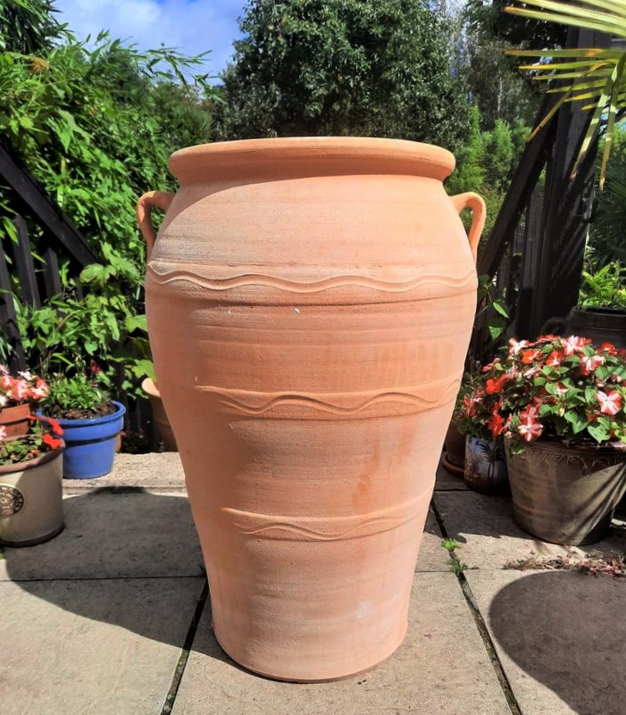 PITHOS Cretan Terracotta Pot Planter Handmade in Crete PITHOS Cretan Terracotta Pot Planter Handmade in Crete