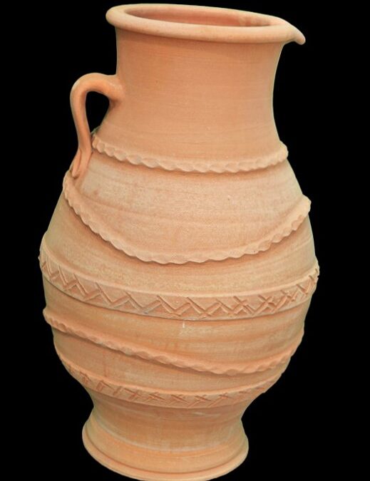 AMFOREAS Cretan Terracotta Pot Planter – Handmade in Crete – Extra Large 85cm X 55cm – £495